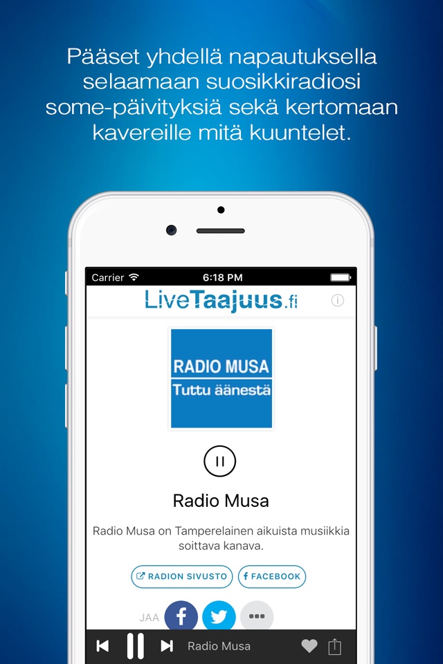 LiveTaajuus.fi - kaikki radiot screenshot 4