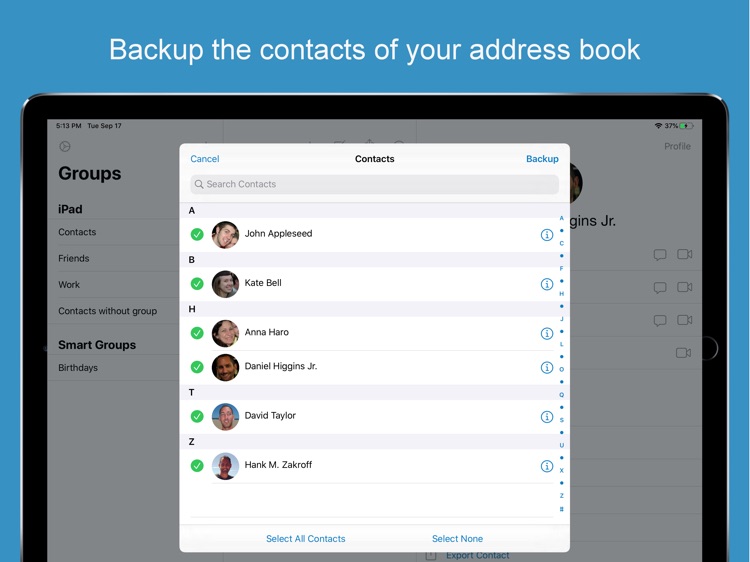 ContactsXL for iPad