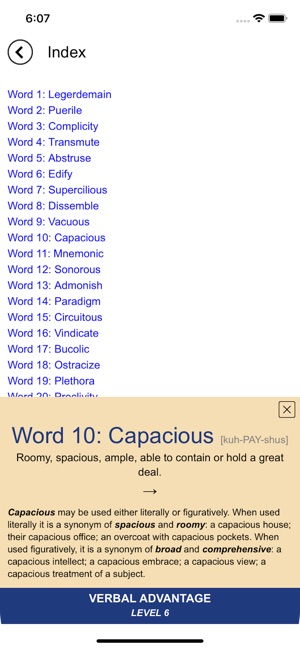 Verbal Advantage - Level 6(圖5)-速報App