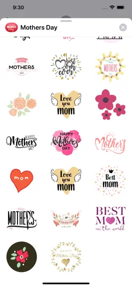 Game screenshot Mothers Day Greeting Stickers hack