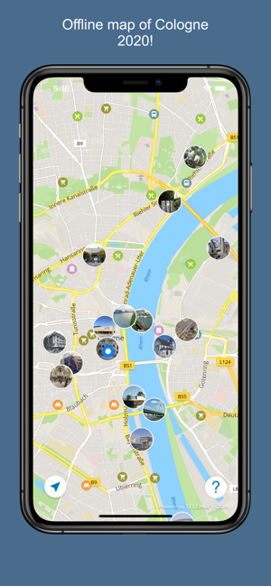 Cologne 2020 — offline map(圖1)-速報App