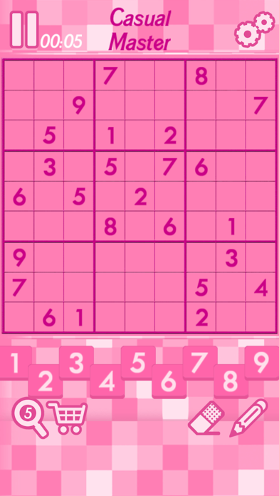 Pink Sudoku screenshot 2
