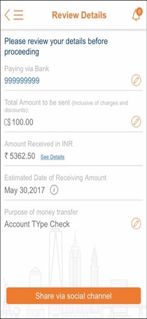 Icici Bank Money2india On The App Store - iphone screenshots