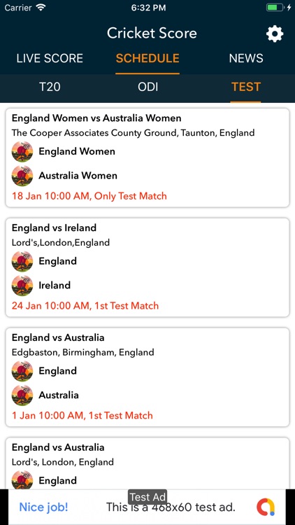 Live Cricket Score Detail News screenshot-4