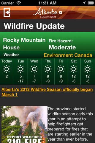 Alberta Wildfire screenshot 3