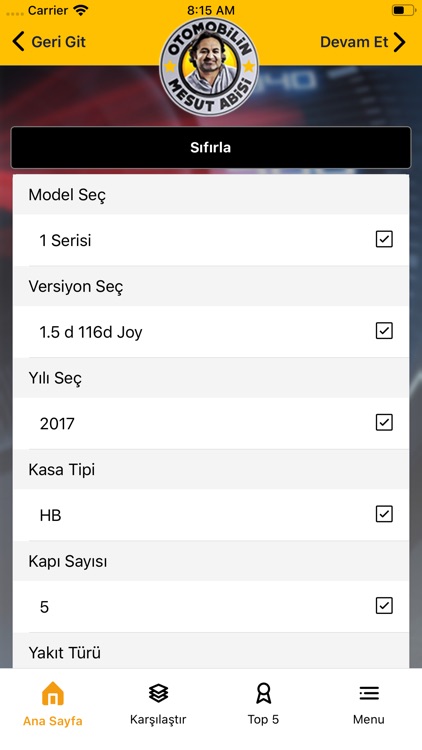 Araba Değer Endeksi screenshot-3