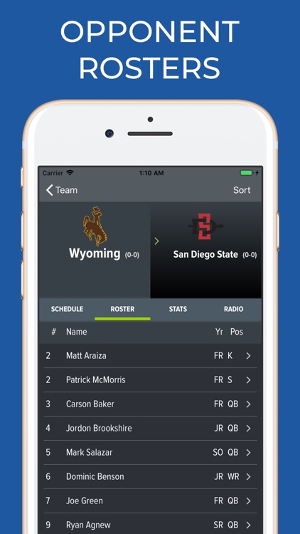 Wyoming Football Schedules screenshot-6