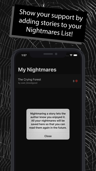 How to cancel & delete Sleepless - Spooky Stories from iphone & ipad 4