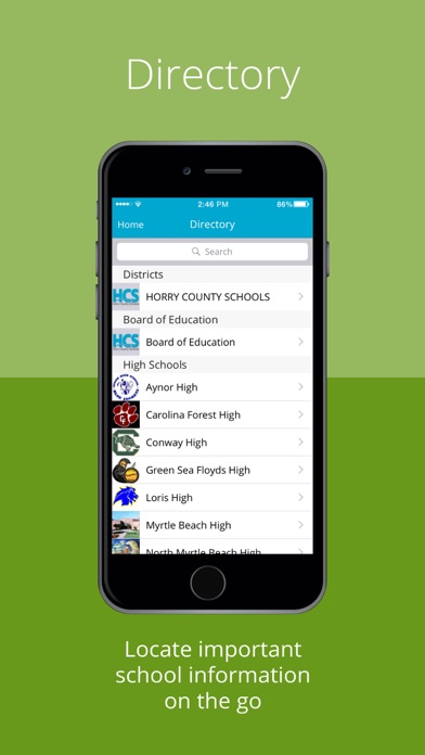 Horry County School District screenshot 2