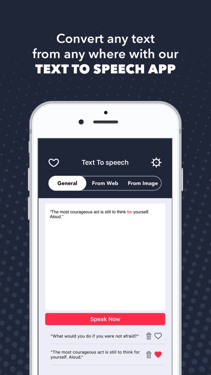 Text to Speech & Text to Voice