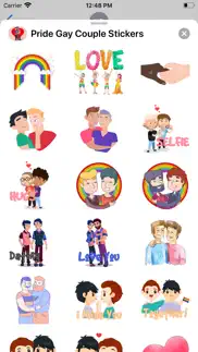 pride gay couple stickers problems & solutions and troubleshooting guide - 2