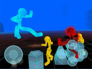 Screenshot 3 Stickman Neon Street Fighting iphone