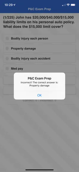 Game screenshot Property & Casualty Agent Exam apk