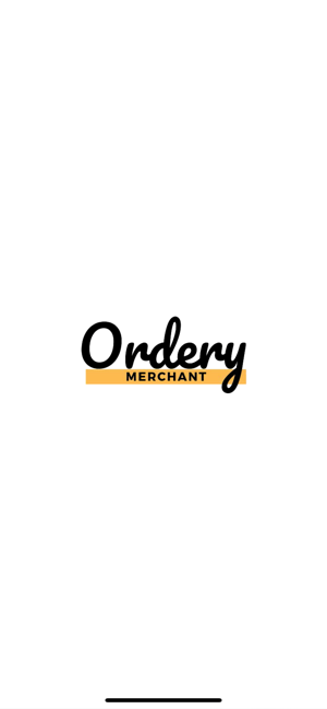 Ordery for Merchants