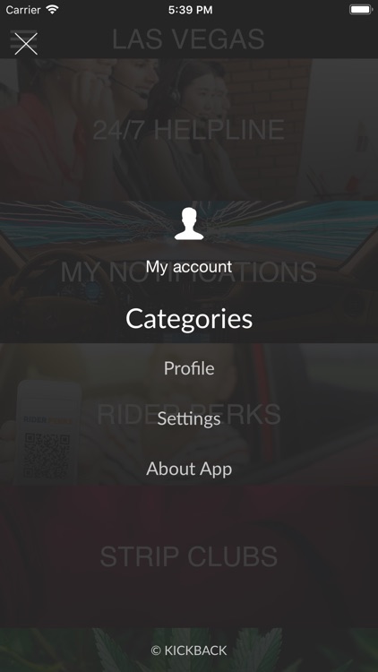 VEGAS KICKBACK APP