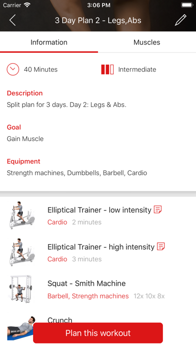Screenshot #3 pour Fitness Gear + Training