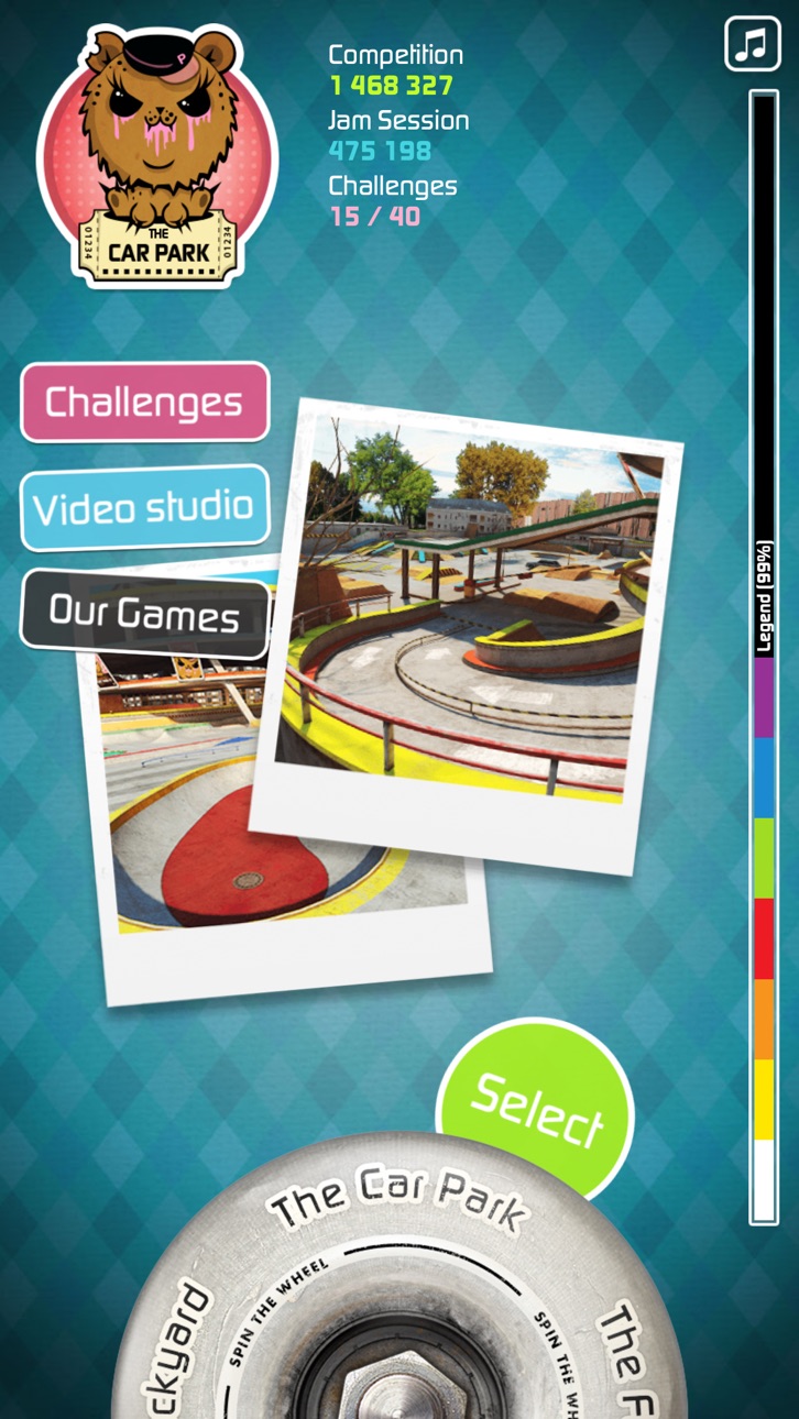 Touchgrind Skate 2 - Free Hack screenshot 4 - iOS game interface