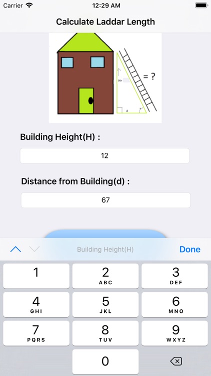 Laddar Length Calculation