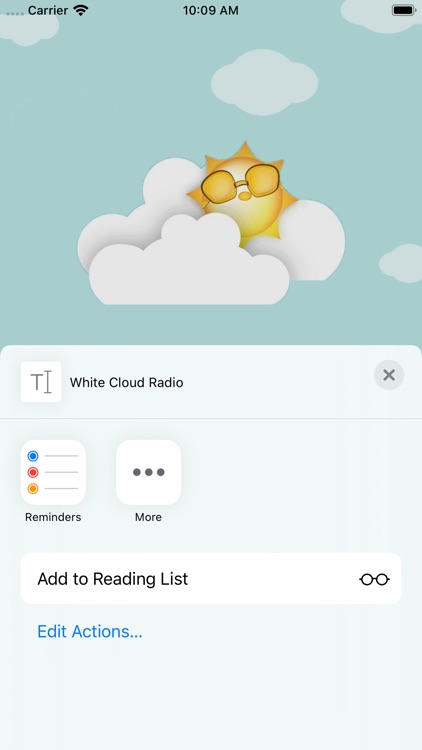 White cloud Radio