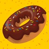 Animated Hipster Donut Sticker