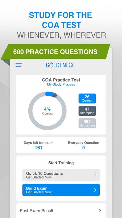 COA Practice Test Prep