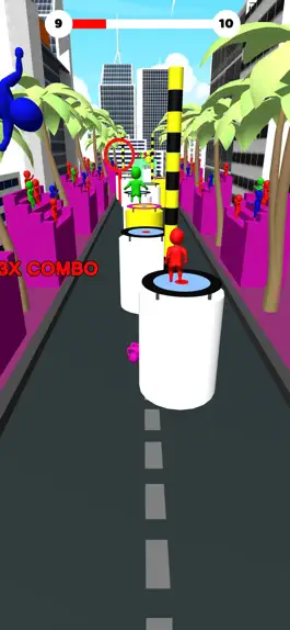 Game screenshot Trampoline Race 3D hack