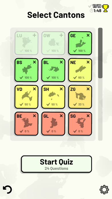 How to cancel & delete Swiss Cantons Quiz from iphone & ipad 3