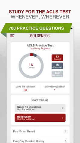 Game screenshot ACLS Practice Test Prep mod apk