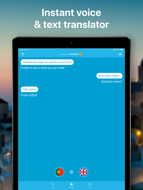 Speak & Translate - Free Live Voice and Text Translator with Speech Recognition screenshot