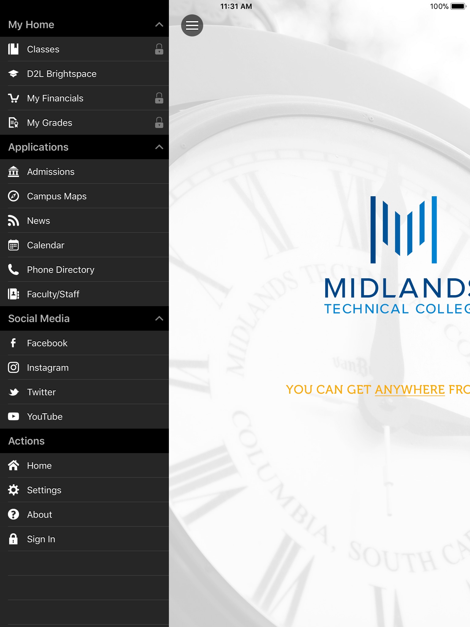 Midlands Technical College screenshot 2