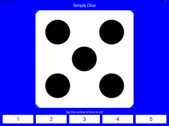 Simple Dice: Roll 1-5 Dice! Screenshots