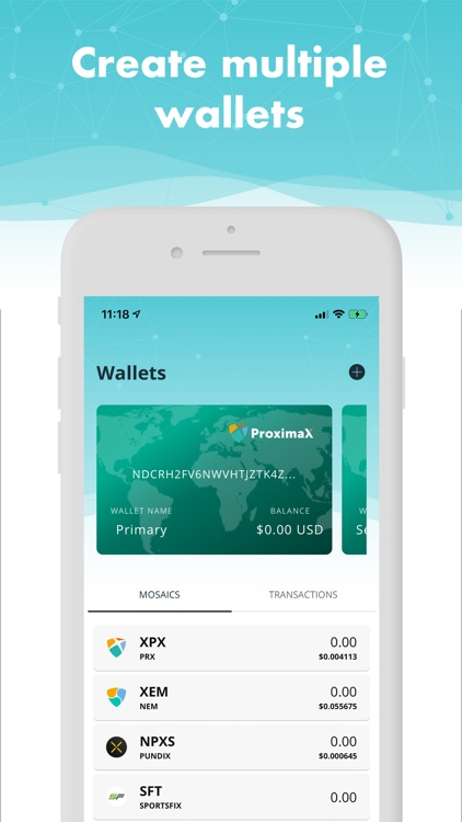 ProximaX Wallet 2.0