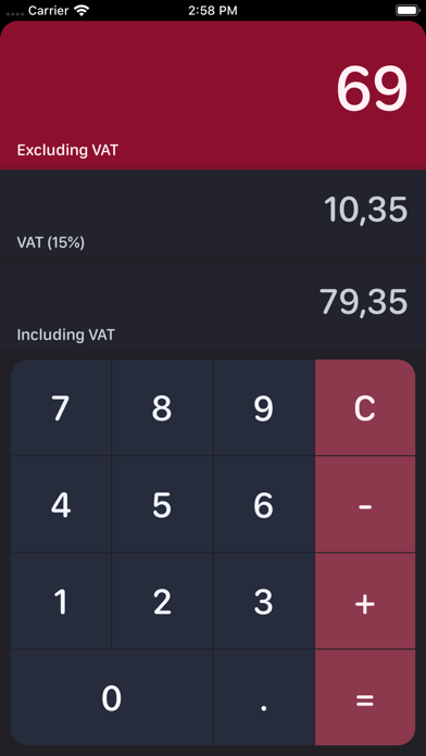 South African VAT Calculator screenshot 4