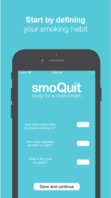 smoQuit - stop smoking now screenshot 2