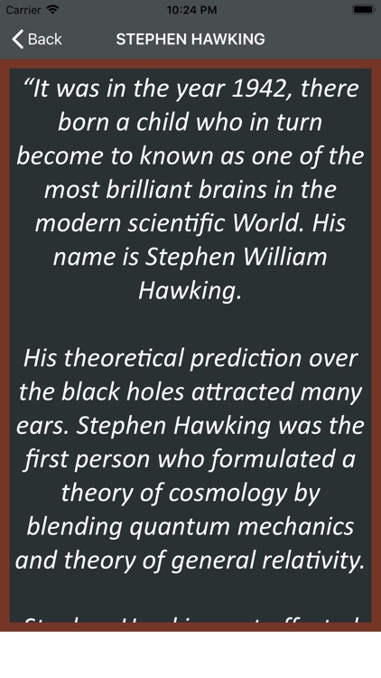 Stephen Hawking Wisdom screenshot-5