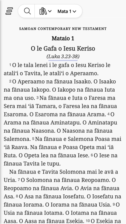 O LE Tusi Pa'ia - Samoan Bible