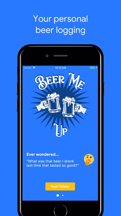 Beer Me Up - Your beer logging