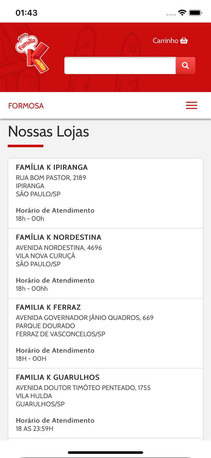 Família K Pizzaria