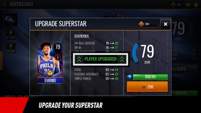 Screenshot from NBA LIVE Mobile Basketball