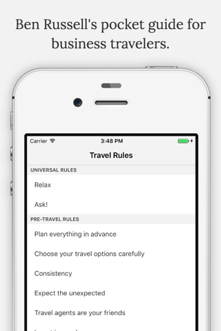 Travel Rules screenshot 2