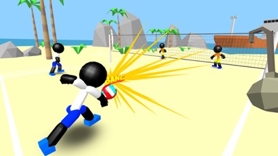 Stickman Beach Volleyball screenshot 2