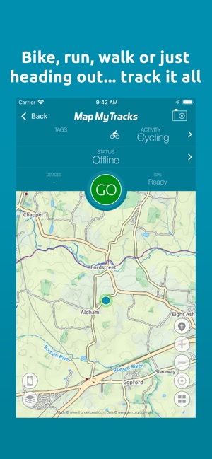 Map My Tracks: cycling pro(圖1)-速報App