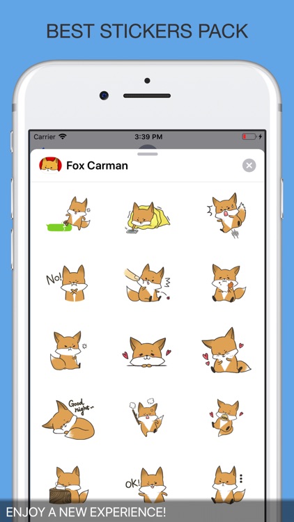 Fox Carman Stickers