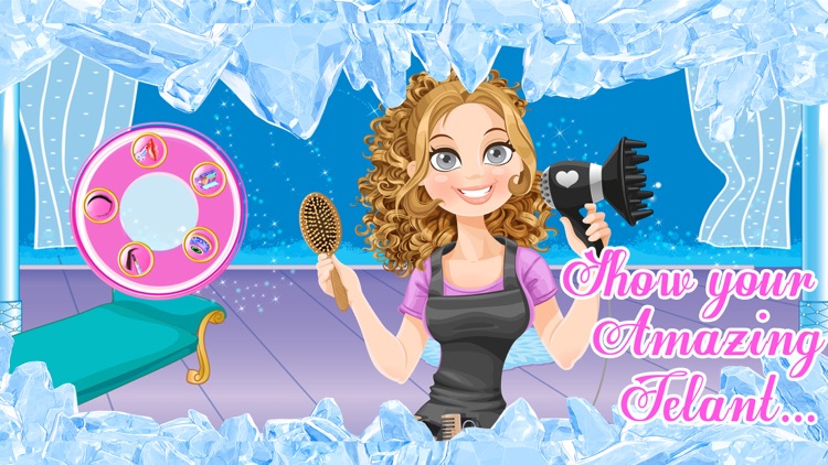 Ice Princess Makeover Dress up screenshot-3