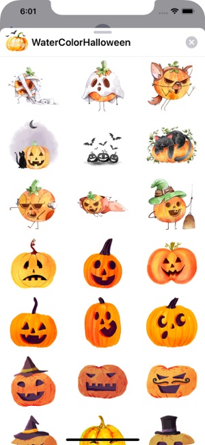 WaterColor Halloween Stickers(圖2)-速報App