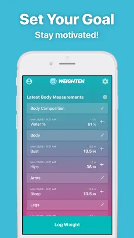 Game screenshot Weighten - Weight Tracking app hack