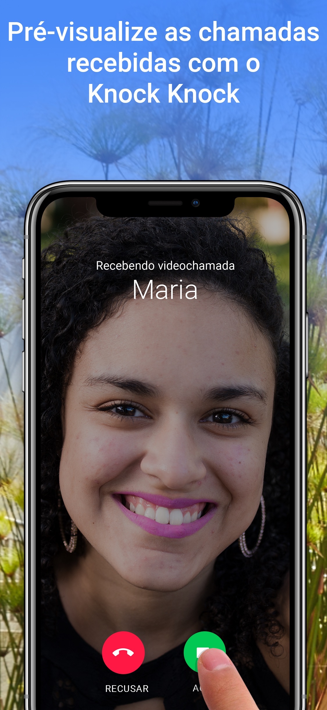 Screenshot do app Google Duo