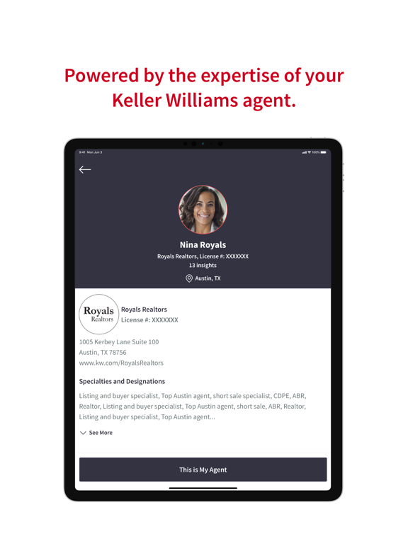 Keller Williams Realty Real Estate Search screenshot