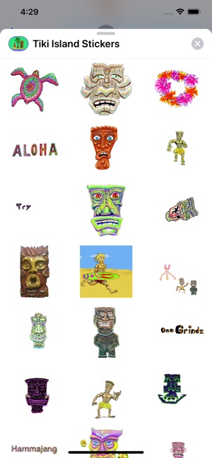 Tiki Island Stickers(圖7)-速報App