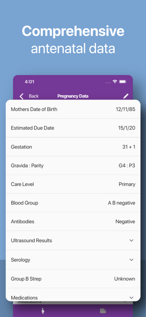 Midwifery Antenatal Data(圖5)-速報App